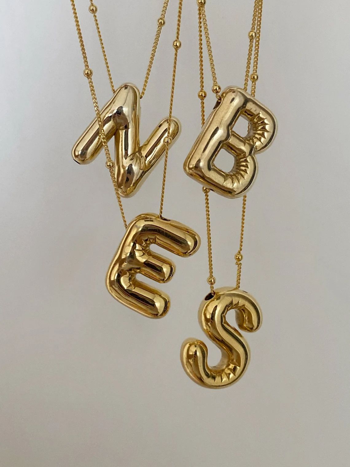 Bubble Inicial Necklace